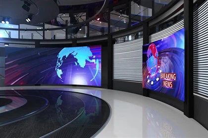 Vnútorná LED obrazovka TV pozadia P2